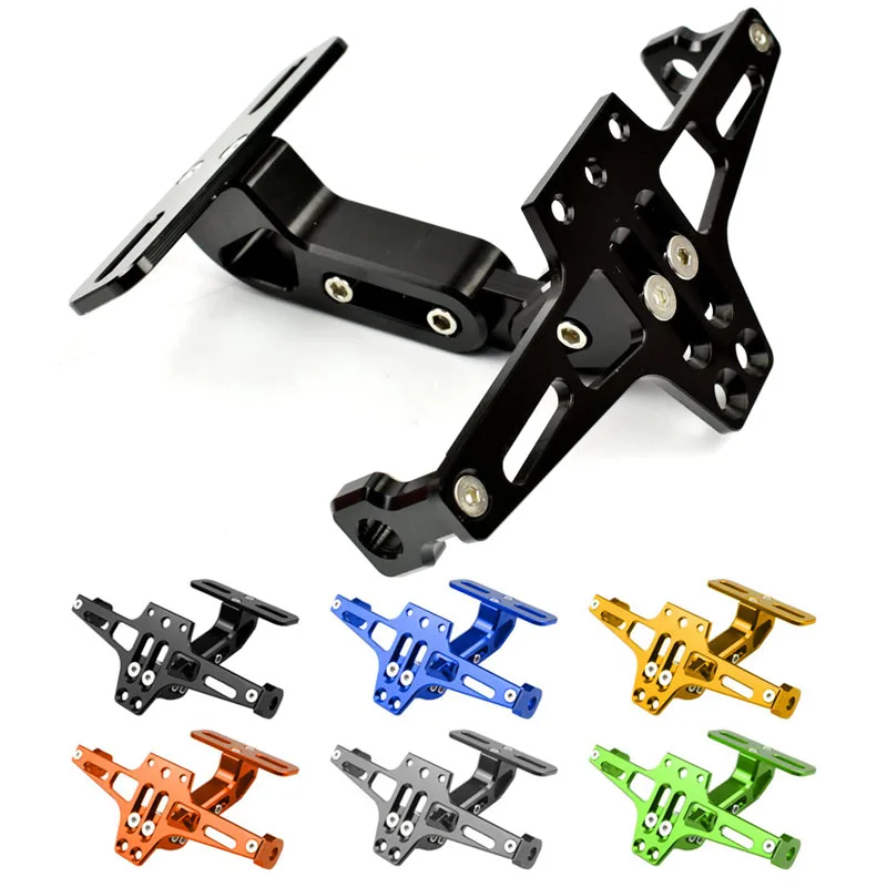 Universal Motorcycle Aluminum License Plate Holder Bracket FOR HONDA CB 400F XR 350 CRF 150 FOR YAMAHA NMAX 125 SRX 400 TDM 900
Universal Motorcycle Aluminum License Plate Holder Bracket FOR HONDA CB 400F XR 350 CRF 150 FOR YAMAHA NMAX 125 SRX 400 TDM 900
