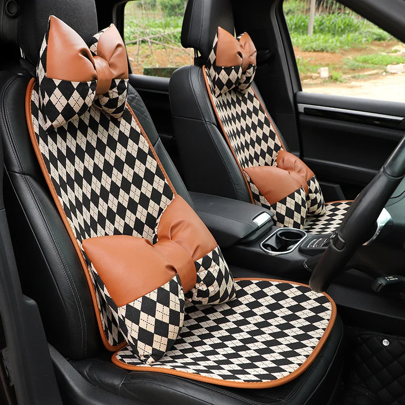 Вязаная шахматная доска подушка для автомобильного сиденья летняя дышащая интерьерная охлаждающая Подушка Мягкая модная универсальная Всесезонная Автомобильная крышка
Вязаная шахматная доска подушка для автомобильного сиденья летняя дышащая интерьерная охлаждающая Подушка Мягкая модная универсальная Всесезонная Автомобильная крышка