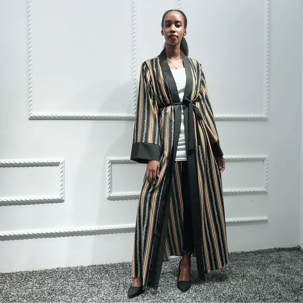 Africa Dress For Women Fashion Long Sleeves Cardigan With Belt Elegant Muslin Dubai Arabic Women Robe Female Clothing
Africa Dress For Women Fashion Long Sleeves Cardigan With Belt Elegant Muslin Dubai Arabic Women Robe Female Clothing