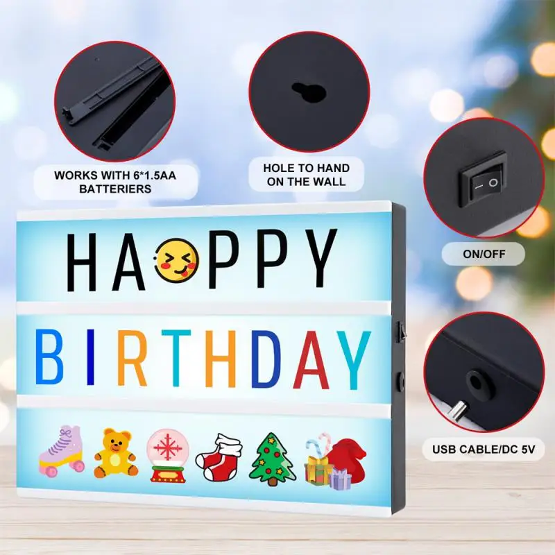 A4 Paper Size Light Table Lamp Cinema Lightbox A4 Letter/ Number/ Symbol Up Message Night Light Usb/ Battery Powered Diy
A4 Paper Size Light Table Lamp Cinema Lightbox A4 Letter/ Number/ Symbol Up Message Night Light Usb/ Battery Powered Diy