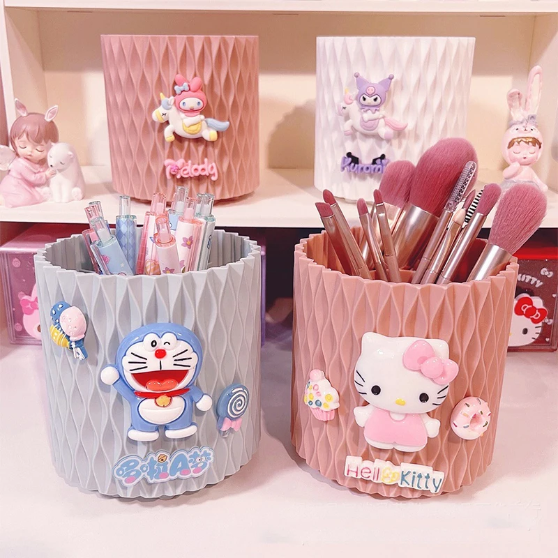 New Kawayi Cartoon Rotate Cups My Melody Kuromi Cinnamorol Pen Holder High Capacity Convenien Toffice Storage Box Gift for Girls 
New Kawayi Cartoon Rotate Cups My Melody Kuromi Cinnamorol Pen Holder High Capacity Convenien Toffice Storage Box Gift for Girls