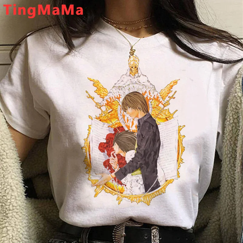 Футболка мужская с принтом «Death Note Misa Amane», Повседневная Уличная одежда в стиле Харадзюку, летний топ, 2021
Футболка мужская с принтом «Death Note Misa Amane», Повседневная Уличная одежда в стиле Харадзюку, летний топ, 2021
