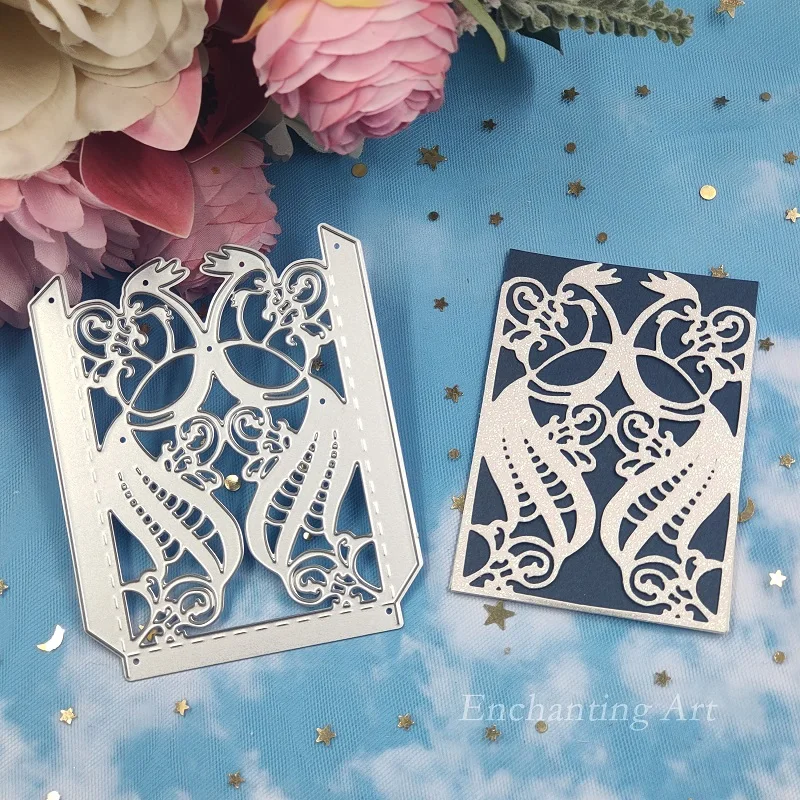 Two Phoenix Greeting Cards Metal Cutting Dies 2022 Stencils for DIY Scrapbooking/Photo Album Decorative Embossing Paper Cards
Two Phoenix Greeting Cards Metal Cutting Dies 2022 Stencils for DIY Scrapbooking/Photo Album Decorative Embossing Paper Cards