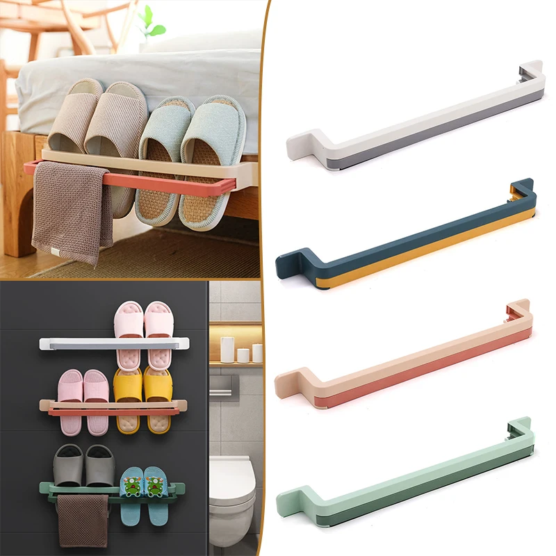 Double Layer Slipper Rack Wall Mount Bathroom Bedroom Shoe Hanging Holder Organizer Toilet Wall Door Towel Storage Shelf
Double Layer Slipper Rack Wall Mount Bathroom Bedroom Shoe Hanging Holder Organizer Toilet Wall Door Towel Storage Shelf
