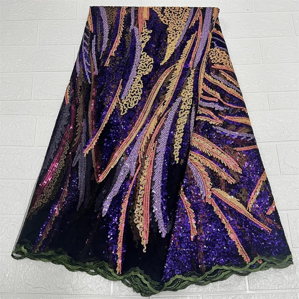 PGC Nigerian African Net Lace Fabric With Sequins 5 Yards French Lace Fabric 2022 High Quality Lace For Wedding Dress LY759
PGC Nigerian African Net Lace Fabric With Sequins 5 Yards French Lace Fabric 2022 High Quality Lace For Wedding Dress LY759