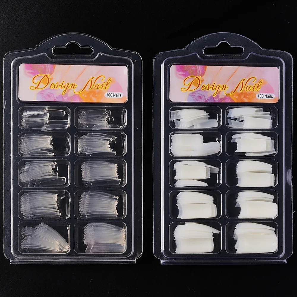 Acrylic Nails French Tips Hisight 100pcs Fake Nails Half Cover False Nails 10 Sizes for Nail Salons and DIY Nail Art with box
Acrylic Nails French Tips Hisight 100pcs Fake Nails Half Cover False Nails 10 Sizes for Nail Salons and DIY Nail Art with box
