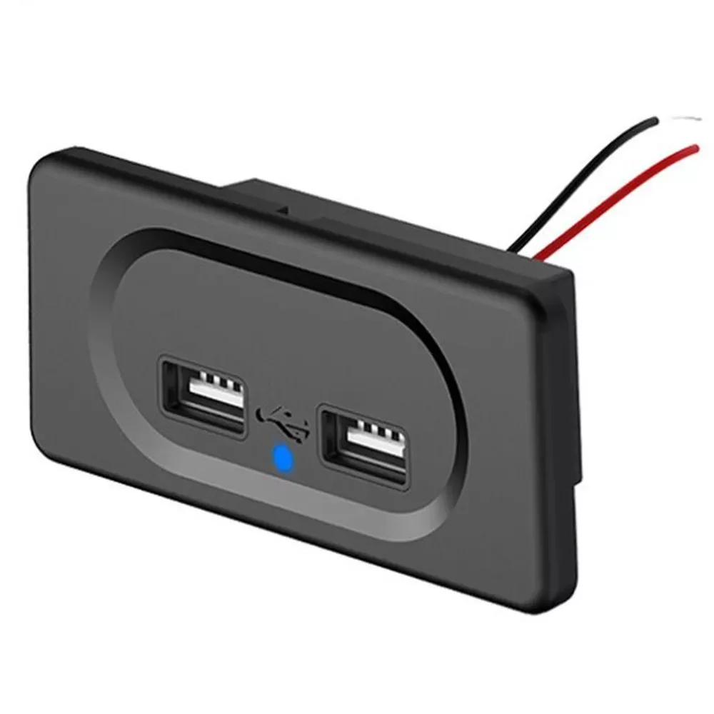 1pc Car Charger DC5V/3.1A Dual USB Ports Charger Socket With Blue LED Indicator For 12V Car Boat Motorhome Caravan 2021
1pc Car Charger DC5V/3.1A Dual USB Ports Charger Socket With Blue LED Indicator For 12V Car Boat Motorhome Caravan 2021