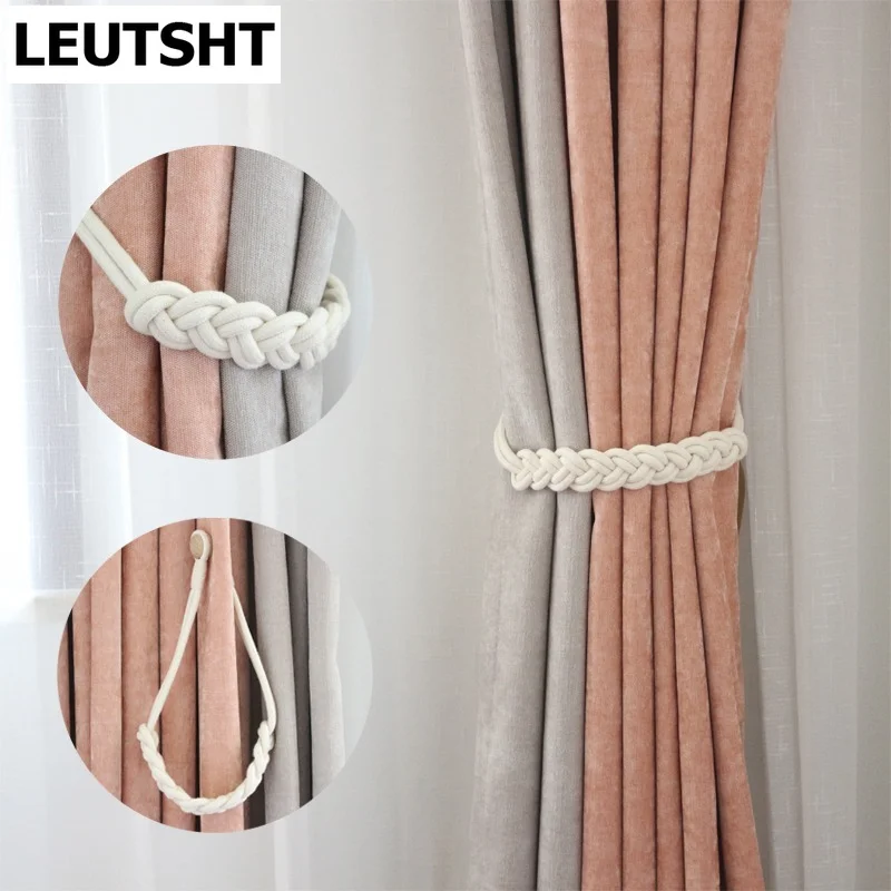 1pc Handwork Woven Cotton Magnet Curtain Tieback Buckle Curtain Holder Drapery Home Decoration Creative Decorative Room
1pc Handwork Woven Cotton Magnet Curtain Tieback Buckle Curtain Holder Drapery Home Decoration Creative Decorative Room