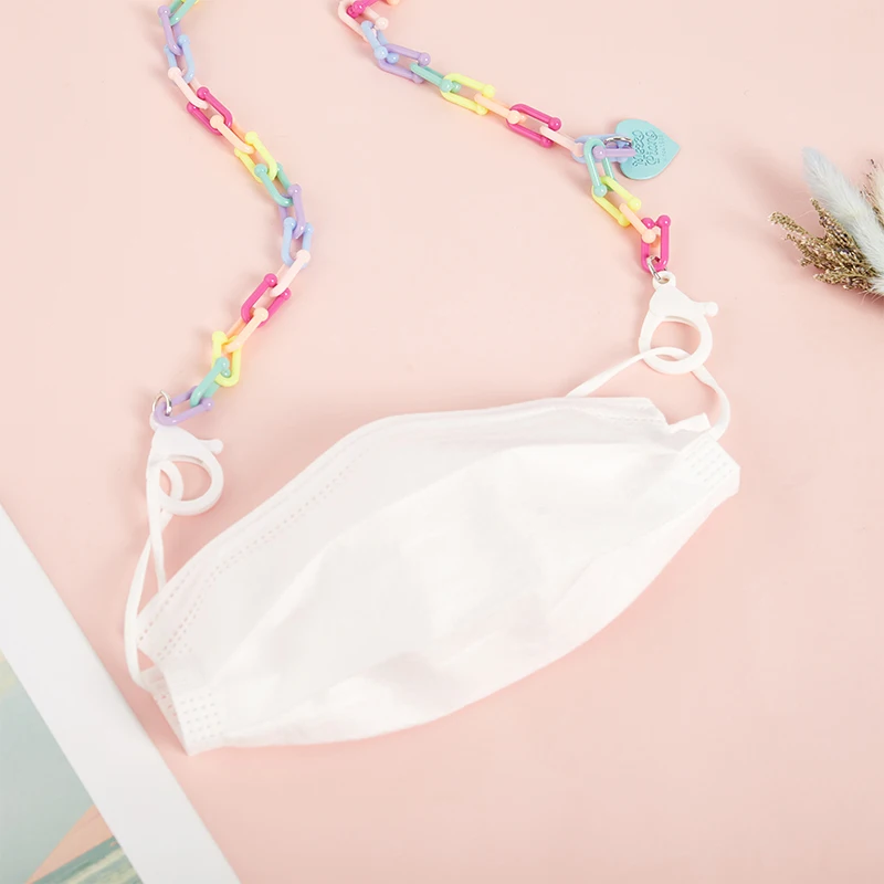 1pc Fashion Student Letters And Love Colorful Mask Holder Lanyard Creative Candy Color Non-slip Mask Chain Strap
1pc Fashion Student Letters And Love Colorful Mask Holder Lanyard Creative Candy Color Non-slip Mask Chain Strap