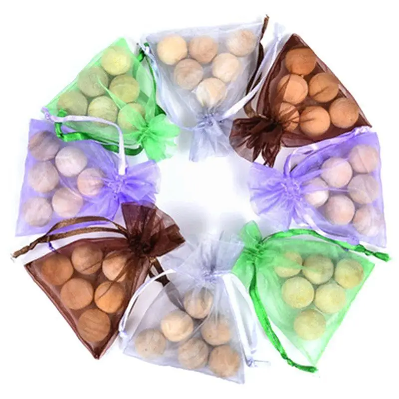 New 6 Beads One Bag Cedar Wood Moth Balls Repellent Natural Clothes Drawer Pure Natural Ball Camphor Camphor Wardrobe Ball K9e1
New 6 Beads One Bag Cedar Wood Moth Balls Repellent Natural Clothes Drawer Pure Natural Ball Camphor Camphor Wardrobe Ball K9e1