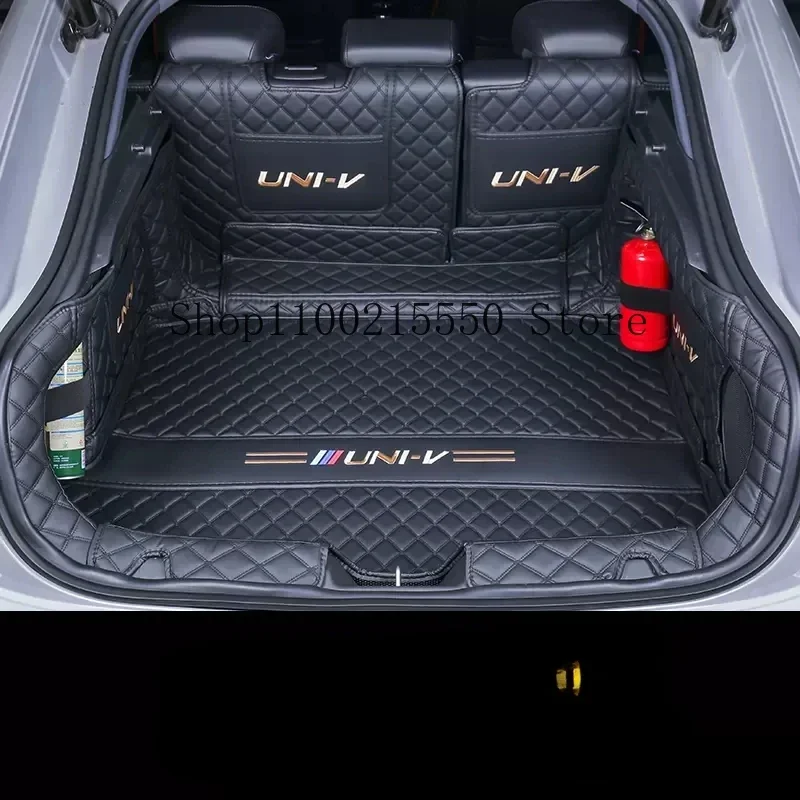 Аксессуары для Changan Univ UNI-V 2022 2023 коврики багажника автомобиля кожаная прочная
