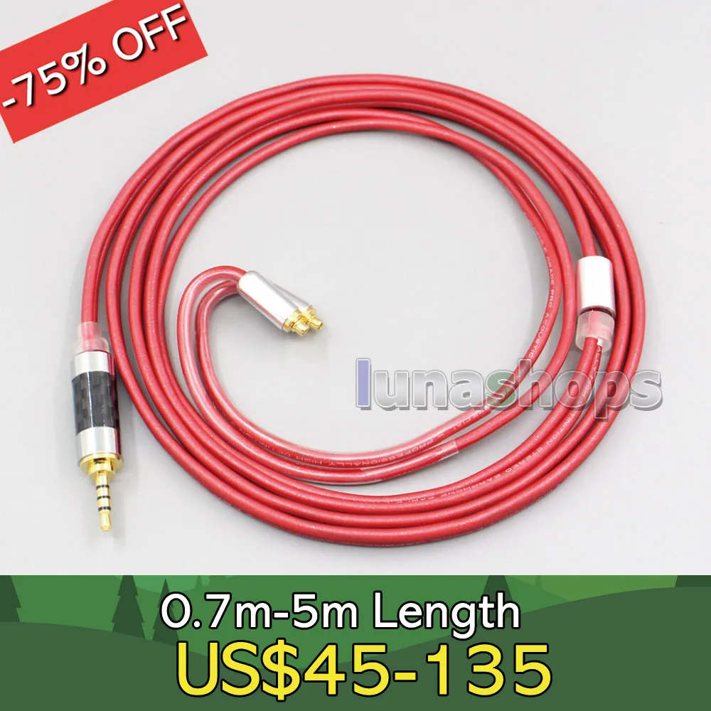 3.5mm 2.5mm 4.4mm Balanced Pure PCOCC Earphone Cable For Shure se215 se315 se425 se535 Se846 MMCX LN006220
3.5mm 2.5mm 4.4mm Balanced Pure PCOCC Earphone Cable For Shure se215 se315 se425 se535 Se846 MMCX LN006220