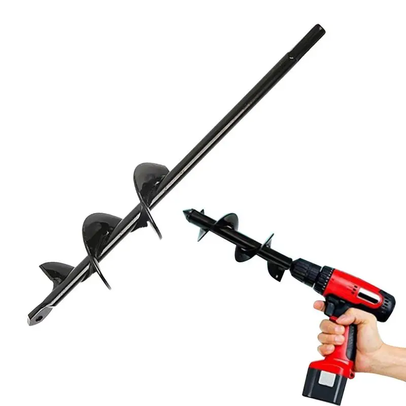Carbon Steel Flower Pot Garden Spiral Drill Bit Flower Planting Hole Excavator Drill Bit Garden Gardening Supplies Planting Tool 
Carbon Steel Flower Pot Garden Spiral Drill Bit Flower Planting Hole Excavator Drill Bit Garden Gardening Supplies Planting Tool