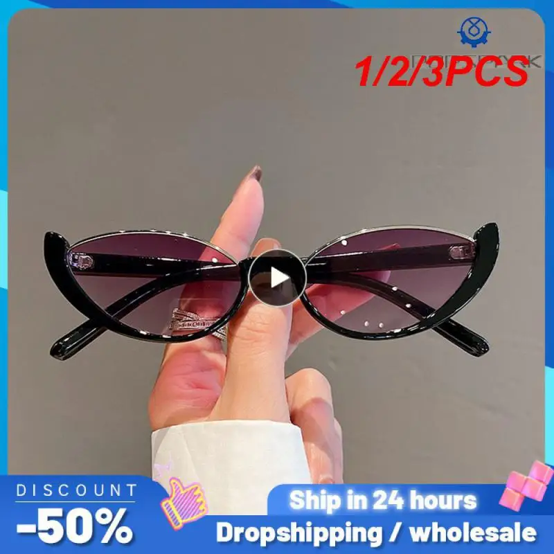 1/2/3PCS New Small Cat Eye Sunglasses Women Men Trendy Vintage Shades Eyewear Fashion Driving Cycling Sunglasses Half-frame Sun
1/2/3PCS New Small Cat Eye Sunglasses Women Men Trendy Vintage Shades Eyewear Fashion Driving Cycling Sunglasses Half-frame Sun