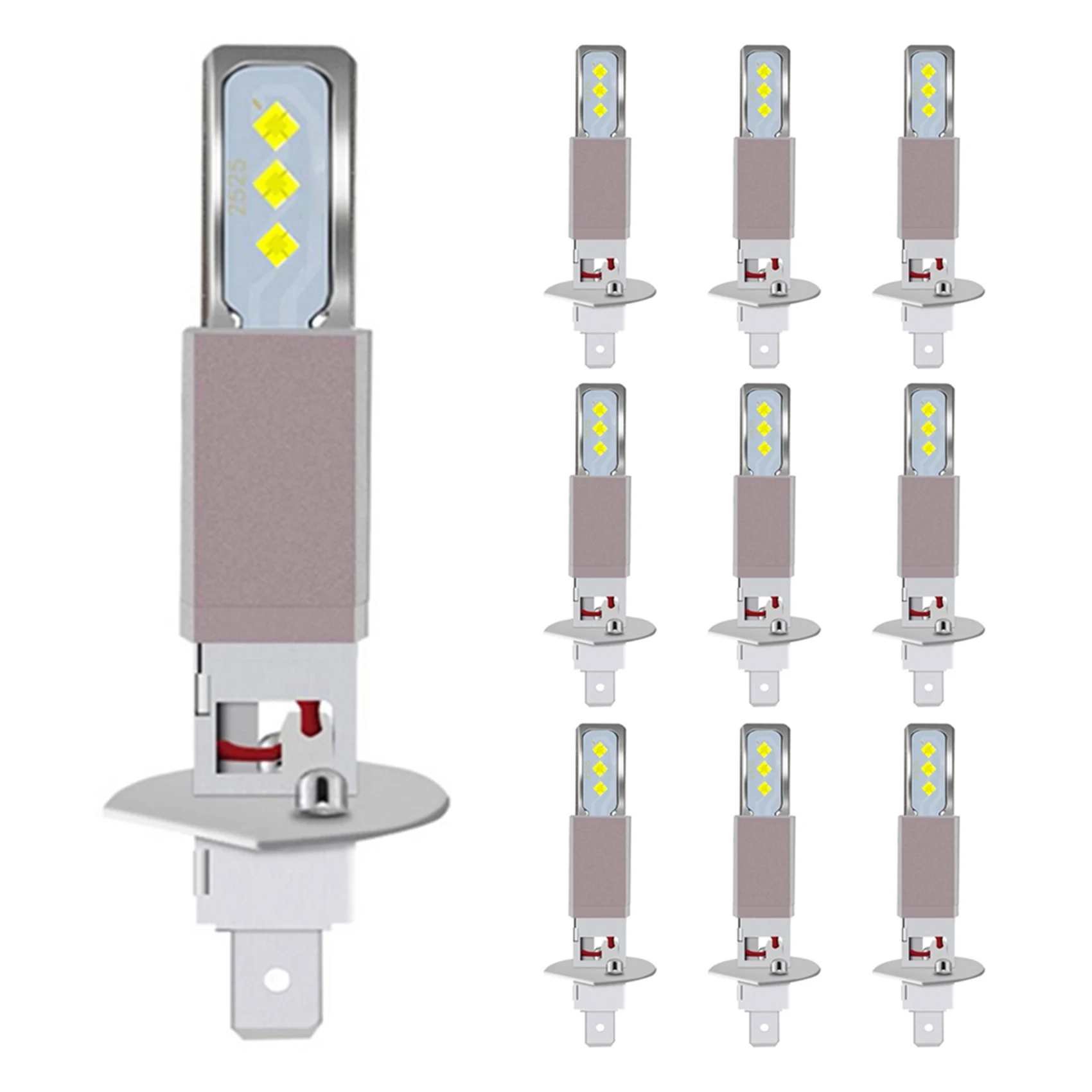 10Pcs LED CSP Mini H1 20000LM Bulbs Cunbus Car Headlight Fog Light White 6000K 6SMD Bulbs Auto Fog Lamp Turn Signals
10Pcs LED CSP Mini H1 20000LM Bulbs Cunbus Car Headlight Fog Light White 6000K 6SMD Bulbs Auto Fog Lamp Turn Signals