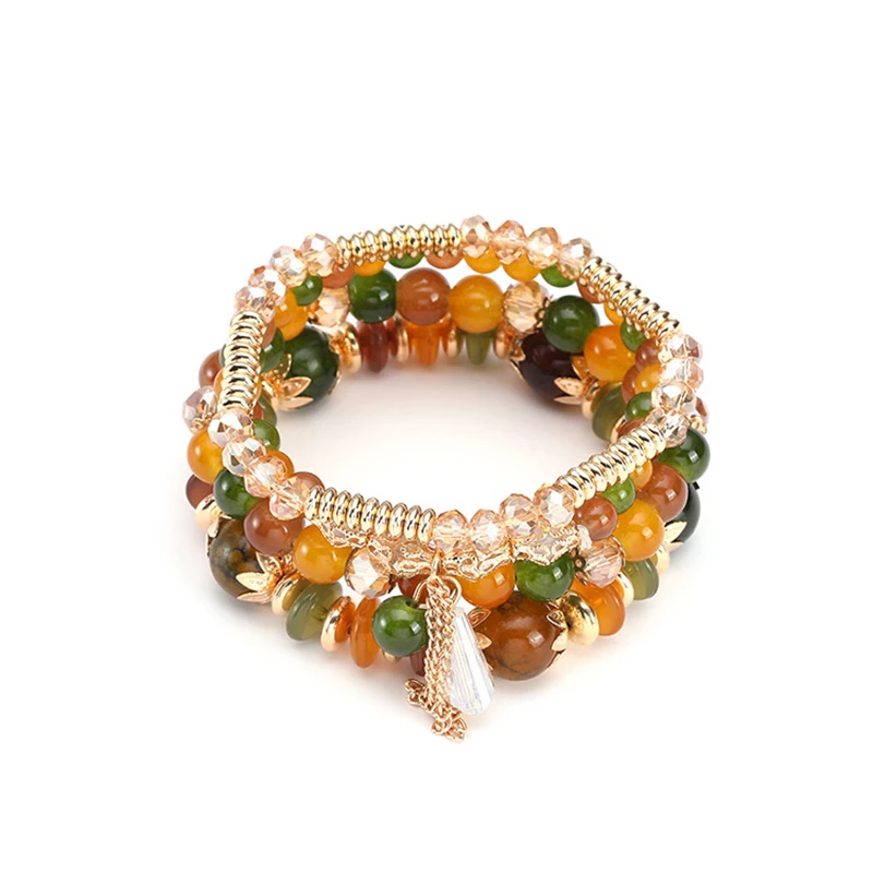 Bohemian Crystal Beaded Bracelets Set for Women Multilayer Stretch Acrylic Stackbale Strand Bangle
Bohemian Crystal Beaded Bracelets Set for Women Multilayer Stretch Acrylic Stackbale Strand Bangle