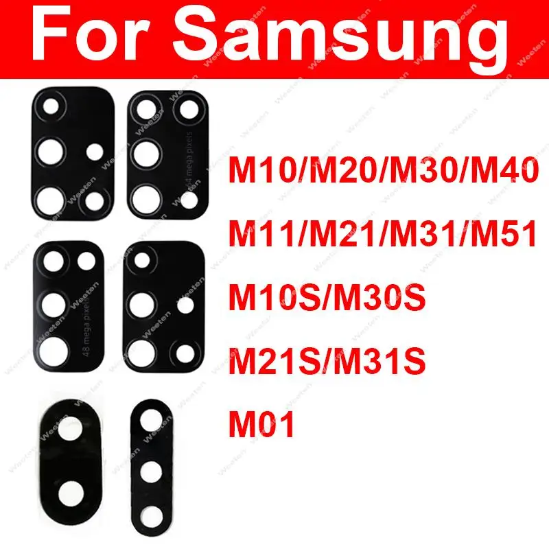 

Rear Camera Lens Sticker For Samsung M10 M20 M30 M40 M11 M21 M31 M51 M10S M30S M21S M31S M01 Back Camera Glass Lens Tape Parts
