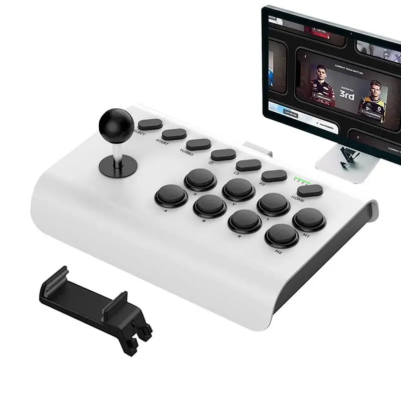 

Mini Arcade Fight Stick Universal Portable Arcade Game Fighting Joystick With Turbo/Macro Functions Nostalgic Arcade Games