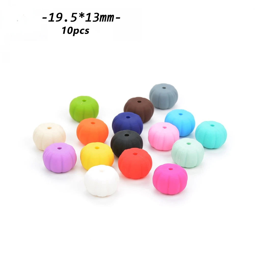 10pcs Teething Silicone Beads Pumpkin Teether Wholesale BPA Free Food Grade Nursing Baby Teething Toy Making Charm
10pcs Teething Silicone Beads Pumpkin Teether Wholesale BPA Free Food Grade Nursing Baby Teething Toy Making Charm