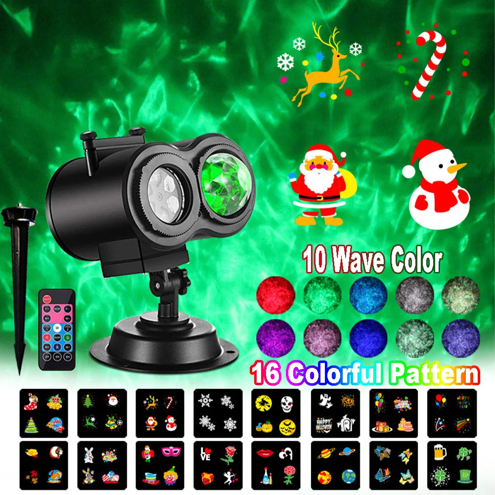 Christmas Party Lights Snowflake Projector Light Led Stage Light Rotating Xmas Pattern Outdoor Holiday Lighting Garden Decor
Christmas Party Lights Snowflake Projector Light Led Stage Light Rotating Xmas Pattern Outdoor Holiday Lighting Garden Decor
