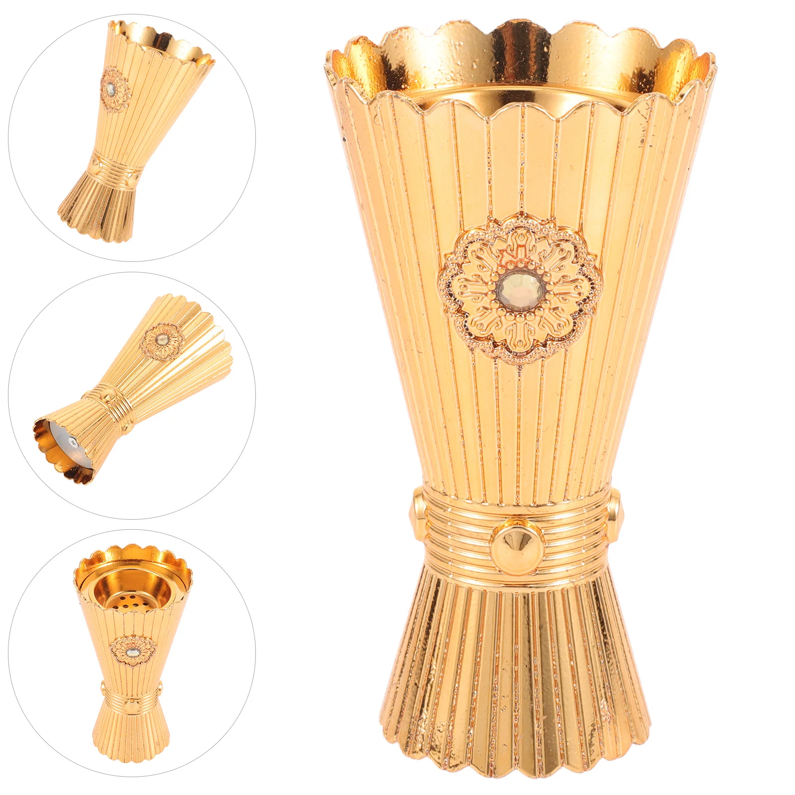 Rack Home Decor Burner Ornament Bakhoor Decorative Aluminum Alloy Metal Holder Tabletop Censer 
Rack Home Decor Burner Ornament Bakhoor Decorative Aluminum Alloy Metal Holder Tabletop Censer