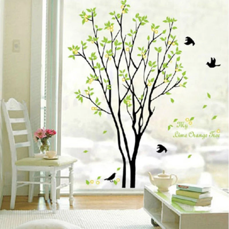 Green Tree Bird DIY Removable PVC Art Wall Sticker Decal Mural Home Room Decor Mariposas Decorativas 3d Luminous Stickers
Green Tree Bird DIY Removable PVC Art Wall Sticker Decal Mural Home Room Decor Mariposas Decorativas 3d Luminous Stickers
