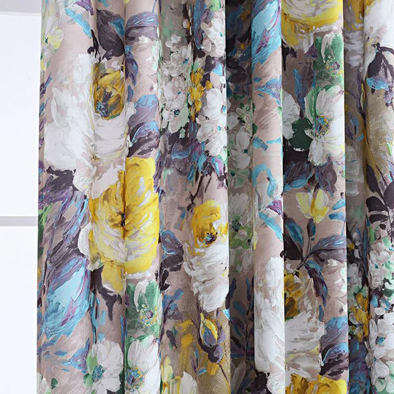 American Colorful Flower Graffiti Printing Bedroom Study Blackout Curtains For Living Room Balcony Bay Window Customized Drapes
American Colorful Flower Graffiti Printing Bedroom Study Blackout Curtains For Living Room Balcony Bay Window Customized Drapes