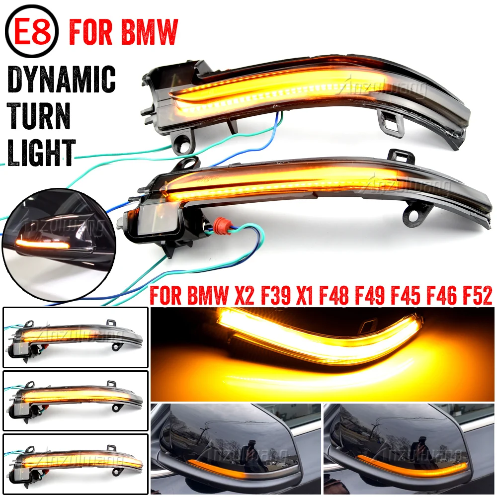 2 Pieces For BMW X2 X1 F48 F49 1/2 Series F45 F46 F52 Sedan 2016-2018 Dynamic LED Turn Signal Blinker Mirror Flasher Light
2 Pieces For BMW X2 X1 F48 F49 1/2 Series F45 F46 F52 Sedan 2016-2018 Dynamic LED Turn Signal Blinker Mirror Flasher Light
