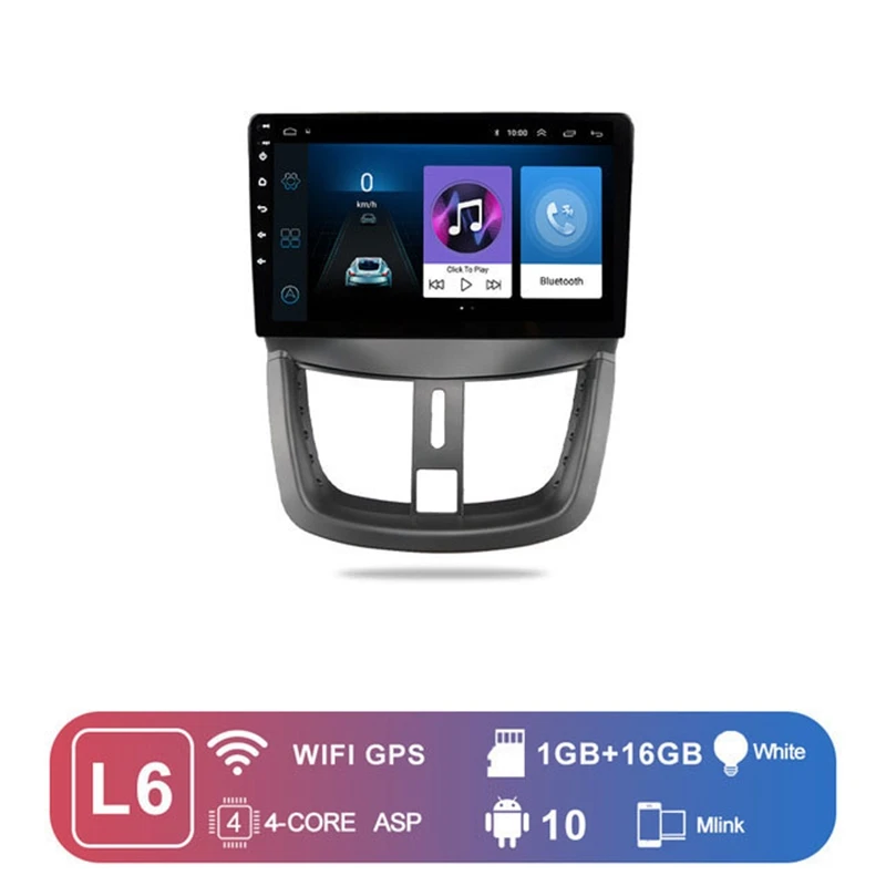 1G+16G 2Din Car DVD Radio Android 10 Car Radio Multimedia Video Player For Peugeot 207 CC 207CC 2006-2015
1G+16G 2Din Car DVD Radio Android 10 Car Radio Multimedia Video Player For Peugeot 207 CC 207CC 2006-2015