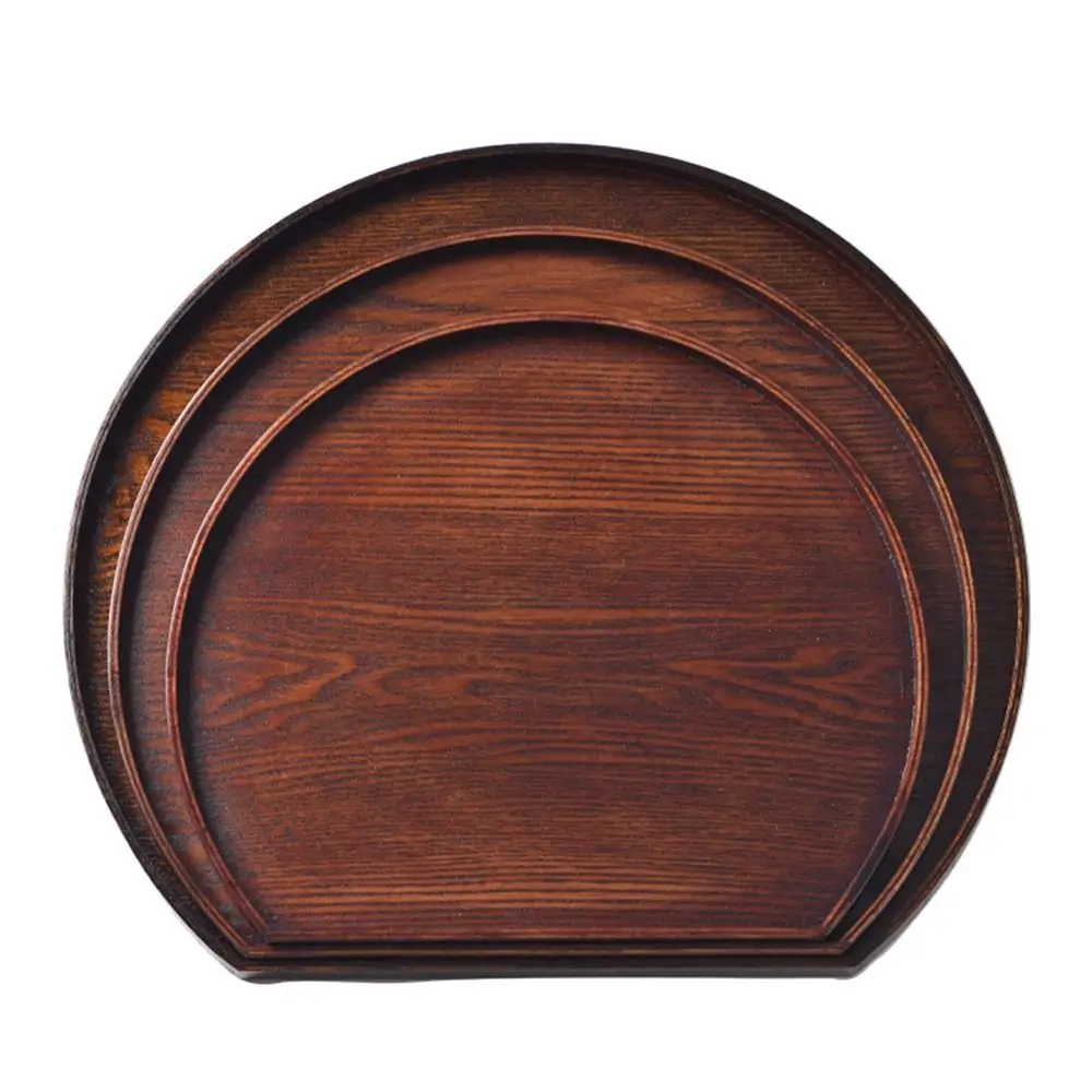 Large Half Round Storage Natural Solid Household Semicircle Tray Kitchen Supplies Serving Tray Dinner Plate
Large Half Round Storage Natural Solid Household Semicircle Tray Kitchen Supplies Serving Tray Dinner Plate