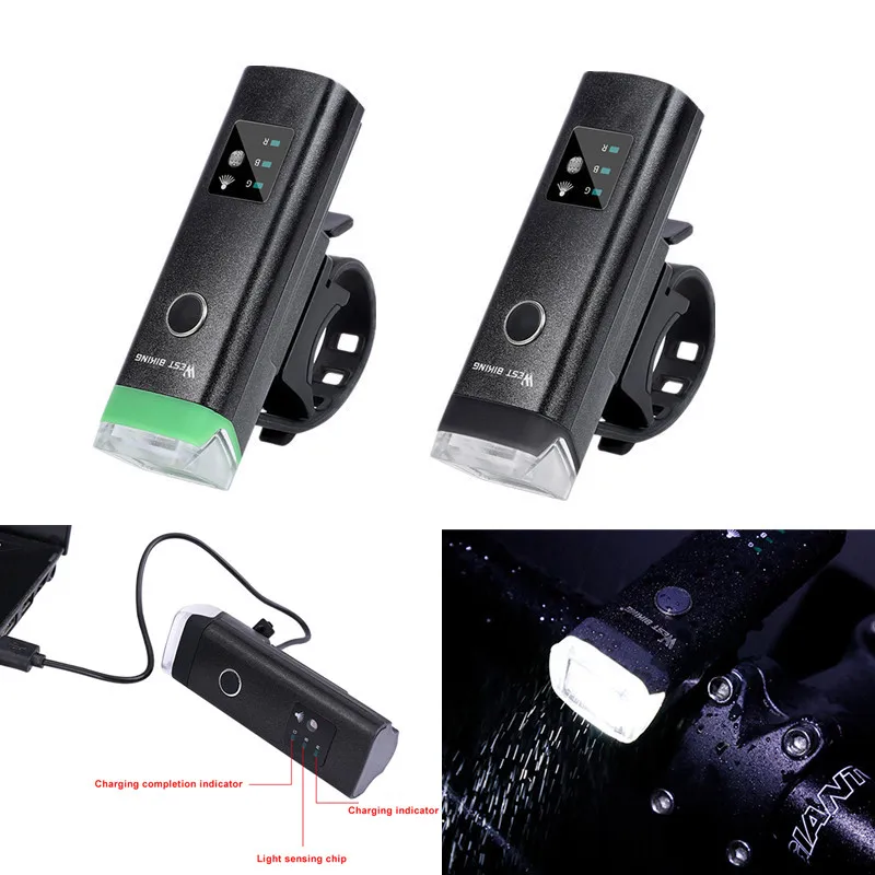 2200 mAh Bike Light USB Rechargeable Front Headlight USB Charging LED Flashlight for Bicycle Road MTB Lamps T6 Bicycle Light
2200 mAh Bike Light USB Rechargeable Front Headlight USB Charging LED Flashlight for Bicycle Road MTB Lamps T6 Bicycle Light