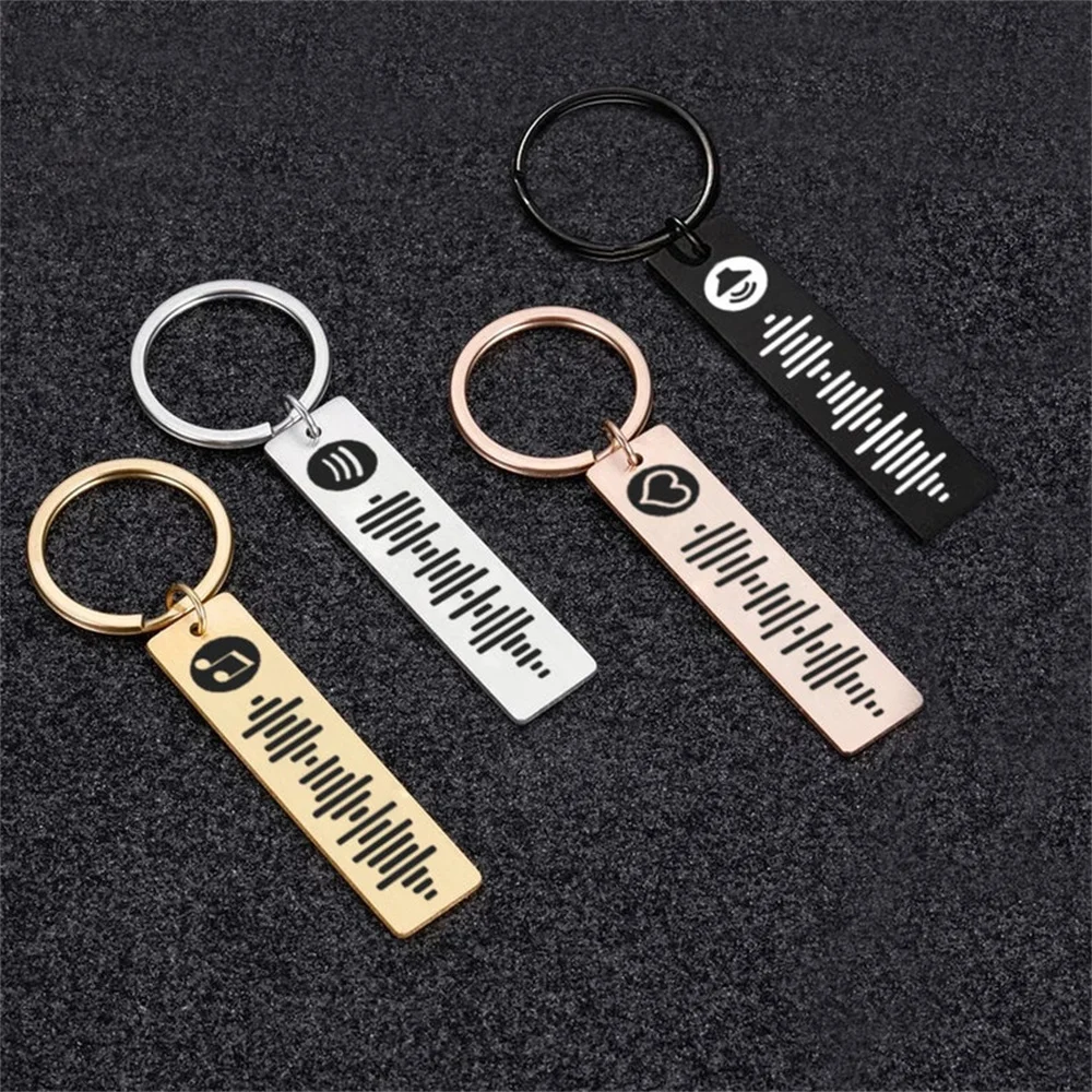 2022 New Men Stainless Steel Keyring Personalized Music Keychain for Women Custom Laser Engrave Gift for Family Llavero
2022 New Men Stainless Steel Keyring Personalized Music Keychain for Women Custom Laser Engrave Gift for Family Llavero