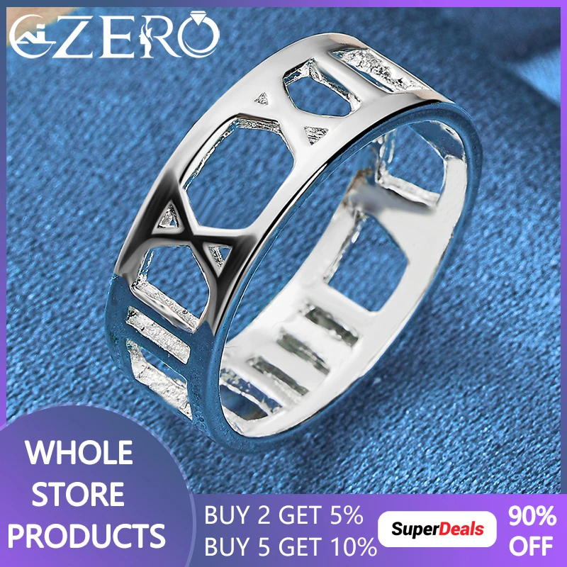 Hot Classic 925 Sterling Silver Roman Numerals Rings 5-10 Size For Man Women Wedding Fashion Party Popular Jewelry Holiday Gifts
Hot Classic 925 Sterling Silver Roman Numerals Rings 5-10 Size For Man Women Wedding Fashion Party Popular Jewelry Holiday Gifts