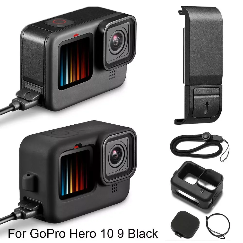 Anti-drop Accessories Protective Removable Lid Durable Flip Battery Side Cover Silicone Case Lens Cap For GoPro Hero 10 9 Black
Anti-drop Accessories Protective Removable Lid Durable Flip Battery Side Cover Silicone Case Lens Cap For GoPro Hero 10 9 Black