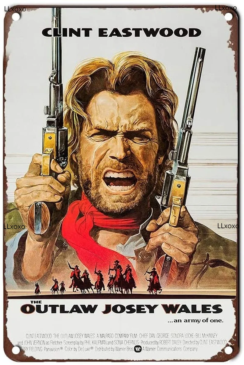 The Outlaw Josey Wales Sign Metal Poster Plate Painted Modern Wall Decoration Vintage Film Metal Tin Signs for Garage Outdoor
The Outlaw Josey Wales Sign Metal Poster Plate Painted Modern Wall Decoration Vintage Film Metal Tin Signs for Garage Outdoor