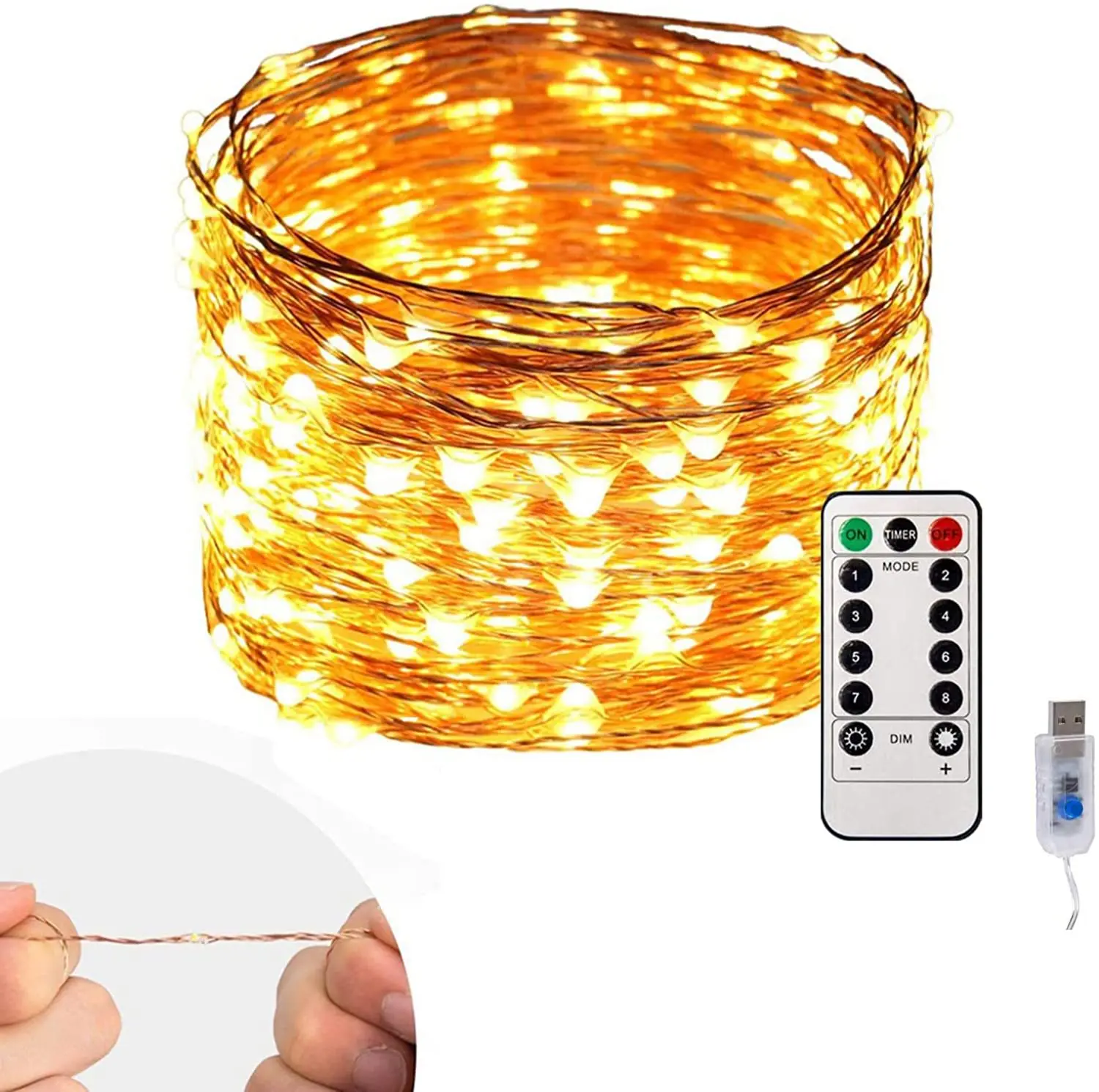 10M Usb Copper Wire String Lights Remote Control 100 Led Light Strip Fairy Lights Holiday Party Christmas Lights Decor Lighting
10M Usb Copper Wire String Lights Remote Control 100 Led Light Strip Fairy Lights Holiday Party Christmas Lights Decor Lighting