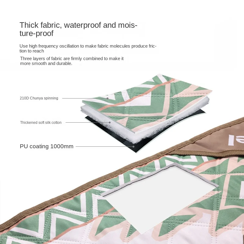 SunnyFeel outdoor camping picnic mats ultrasonic damp-proof waterproof mats camping campsite thicker sleeping mats
SunnyFeel outdoor camping picnic mats ultrasonic damp-proof waterproof mats camping campsite thicker sleeping mats