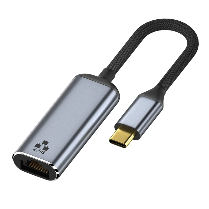 Адаптер Ethernet 100 Мбит/с Type-C к RJ45, 10/1000/2,5 Мбит/с, ГБ, USB Gigabit 45BA
Адаптер Ethernet 100 Мбит/с Type-C к RJ45, 10/1000/2,5 Мбит/с, ГБ, USB Gigabit 45BA
