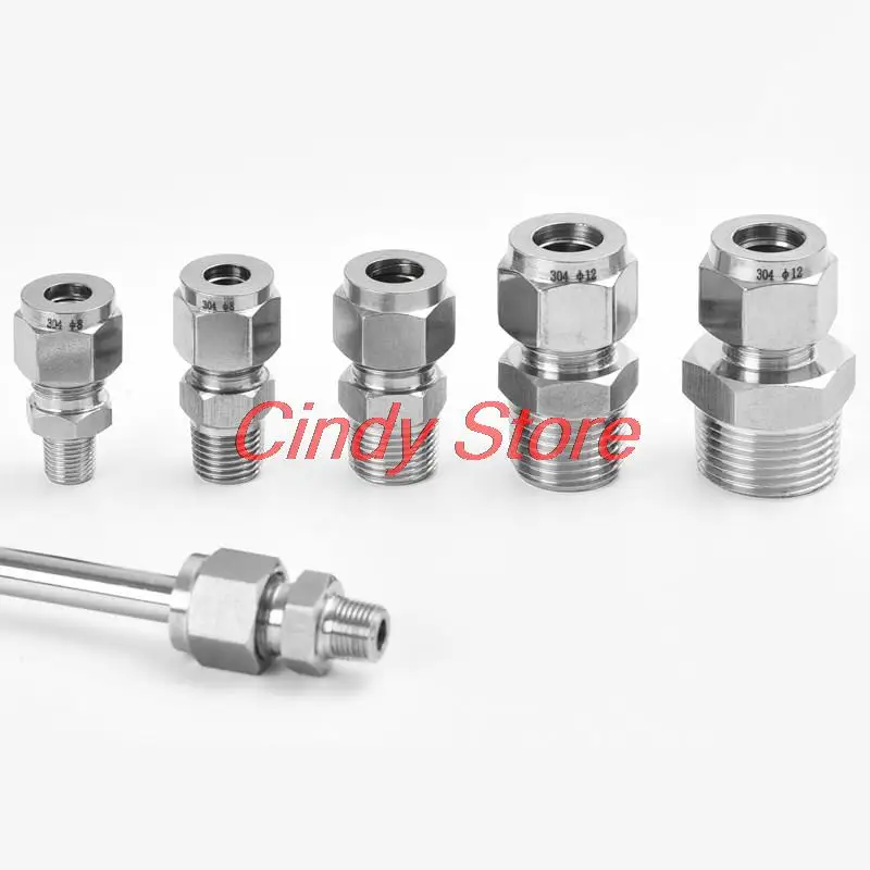 1/8" 1/4" 3/8" 1/2"NPT Male x 3 4 6 8 10 12 14 16 18 20mm OD 304 Stianless Steel Pipe Fitting Compression Tube Union Connector
1/8" 1/4" 3/8" 1/2"NPT Male x 3 4 6 8 10 12 14 16 18 20mm OD 304 Stianless Steel Pipe Fitting Compression Tube Union Connector