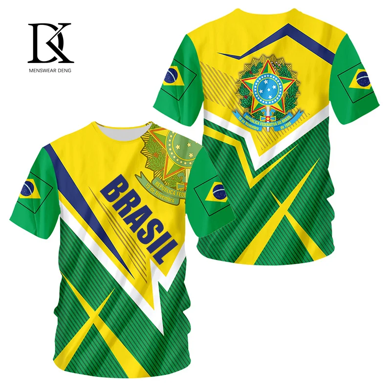DK Brazil Shirt Summer Men's Football Team Shirts O-Neck Casual Short Sleeve T-Shirt Brasil Football Brand Tops Tees Streetwear
DK Brazil Shirt Summer Men's Football Team Shirts O-Neck Casual Short Sleeve T-Shirt Brasil Football Brand Tops Tees Streetwear