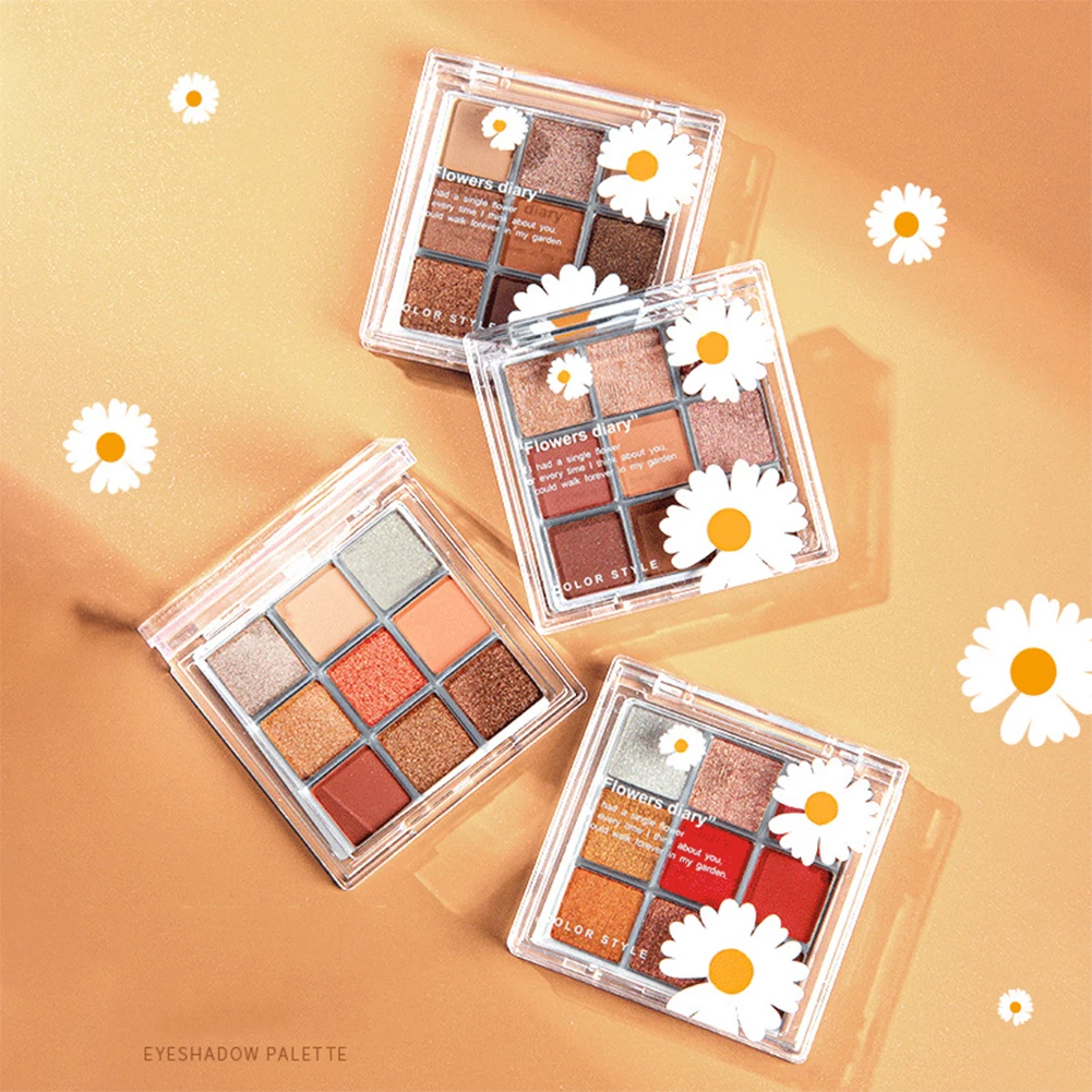 Fashion Eyeshadow Palette 9 Colors Matte Eyeshadow Shimmer Palette Glitter Nude Cosmetics Pearlescent Earth Color Eye Makeup
Fashion Eyeshadow Palette 9 Colors Matte Eyeshadow Shimmer Palette Glitter Nude Cosmetics Pearlescent Earth Color Eye Makeup