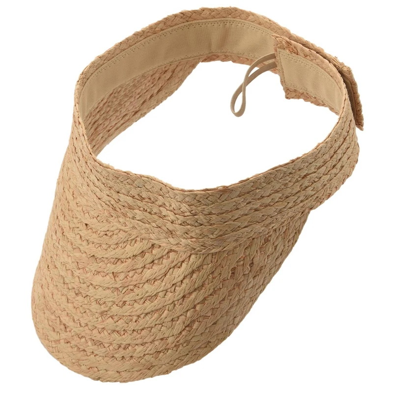 Ladies Anti-Uv Roll Up Sun Visor Hat Women Straw Raffia Sun Visor Caps
Ladies Anti-Uv Roll Up Sun Visor Hat Women Straw Raffia Sun Visor Caps