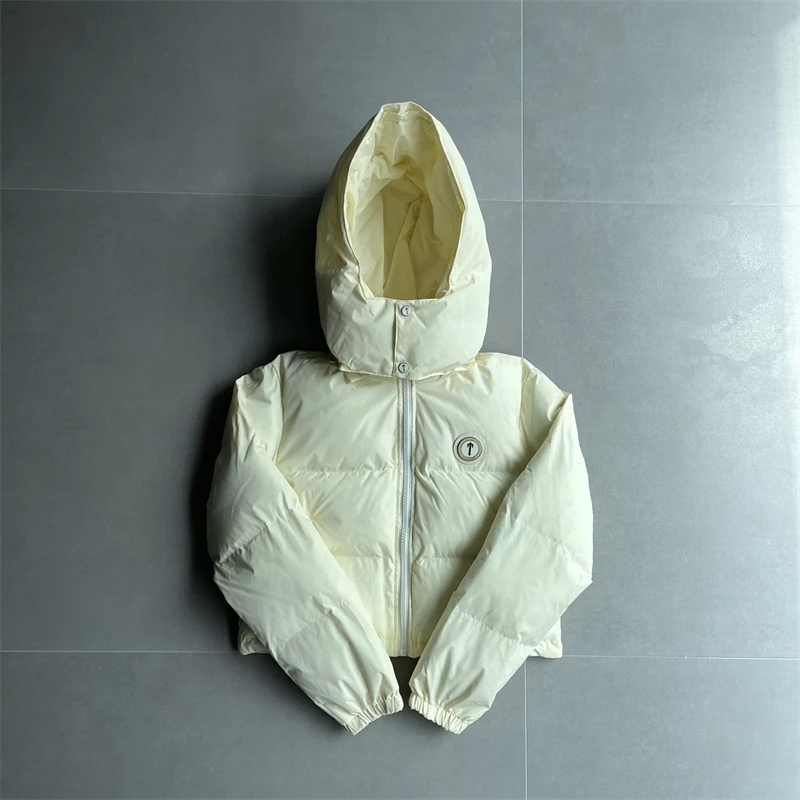 High Street Women Jacket Trapstar Irongate Detachable Hooded Puffer - Cream 1:1 Top Quality Embroidered 2022 Winter Short Coat
High Street Women Jacket Trapstar Irongate Detachable Hooded Puffer - Cream 1:1 Top Quality Embroidered 2022 Winter Short Coat