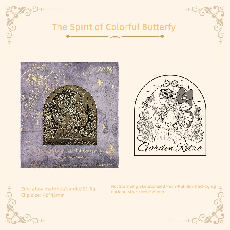 Винтажный металлический зажим для документов
Винтажный металлический зажим для документов