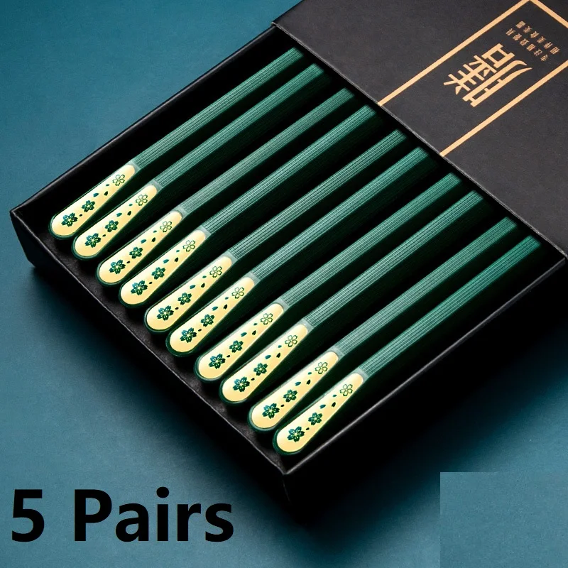 5 Pairs Engraving Chopsticks Set Non-Slip Food-safe Fiberglass Reusable Sushi Noodles Chopsticks Household Tableware
5 Pairs Engraving Chopsticks Set Non-Slip Food-safe Fiberglass Reusable Sushi Noodles Chopsticks Household Tableware