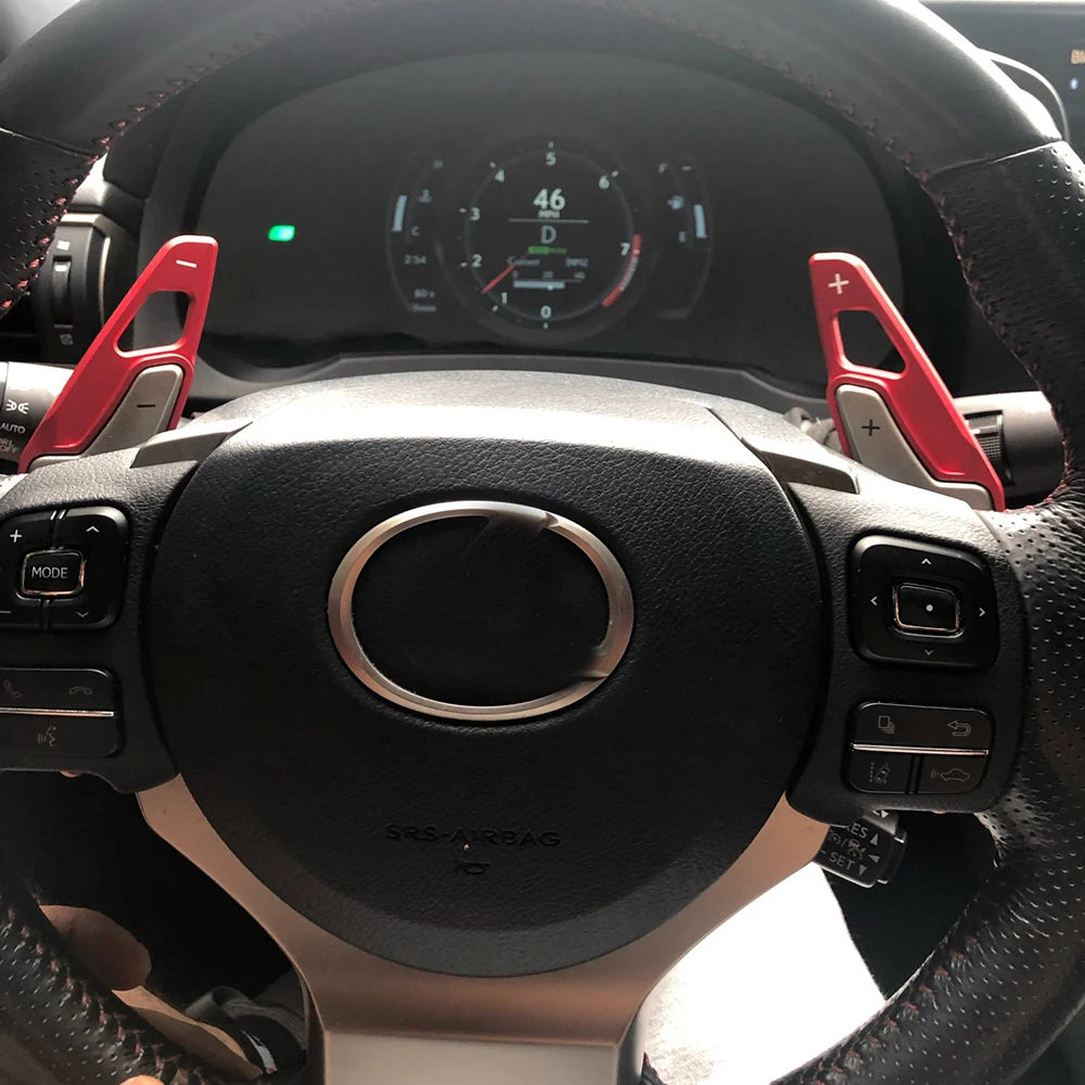 2PC Steering Wheel Shift Paddles Shifters Kit For NX IS RC For Lexus NX200T IS200T 300H Aluminum Paddle Shifters
2PC Steering Wheel Shift Paddles Shifters Kit For NX IS RC For Lexus NX200T IS200T 300H Aluminum Paddle Shifters