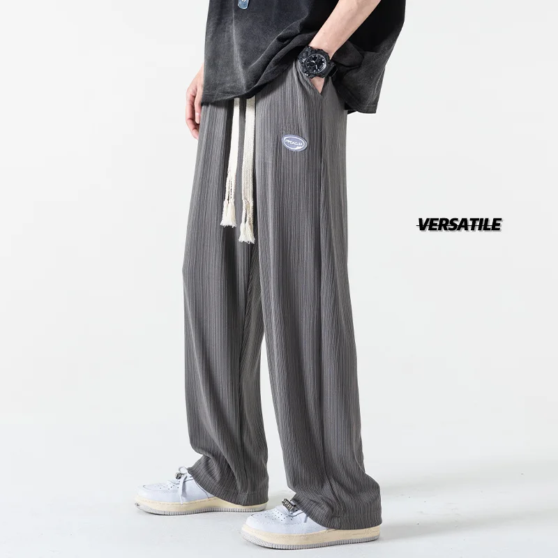 MRGB Spring Large Woven Rope Man Casual Pants Solid Color Oversized Men’s Straight Pants 2023 Male Wide Leg Basic Trousers
MRGB Spring Large Woven Rope Man Casual Pants Solid Color Oversized Men’s Straight Pants 2023 Male Wide Leg Basic Trousers