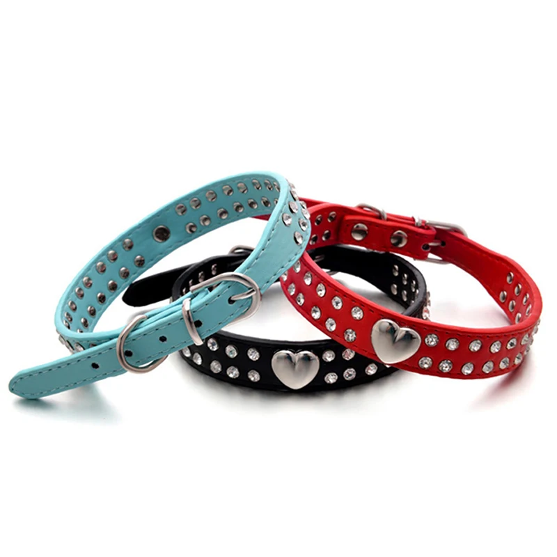 Heart Charm And Cat Collar Safety Elastic Adjustable With Soft Pu Material 5 Colors Pet Product Small Dog Collar
Heart Charm And Cat Collar Safety Elastic Adjustable With Soft Pu Material 5 Colors Pet Product Small Dog Collar