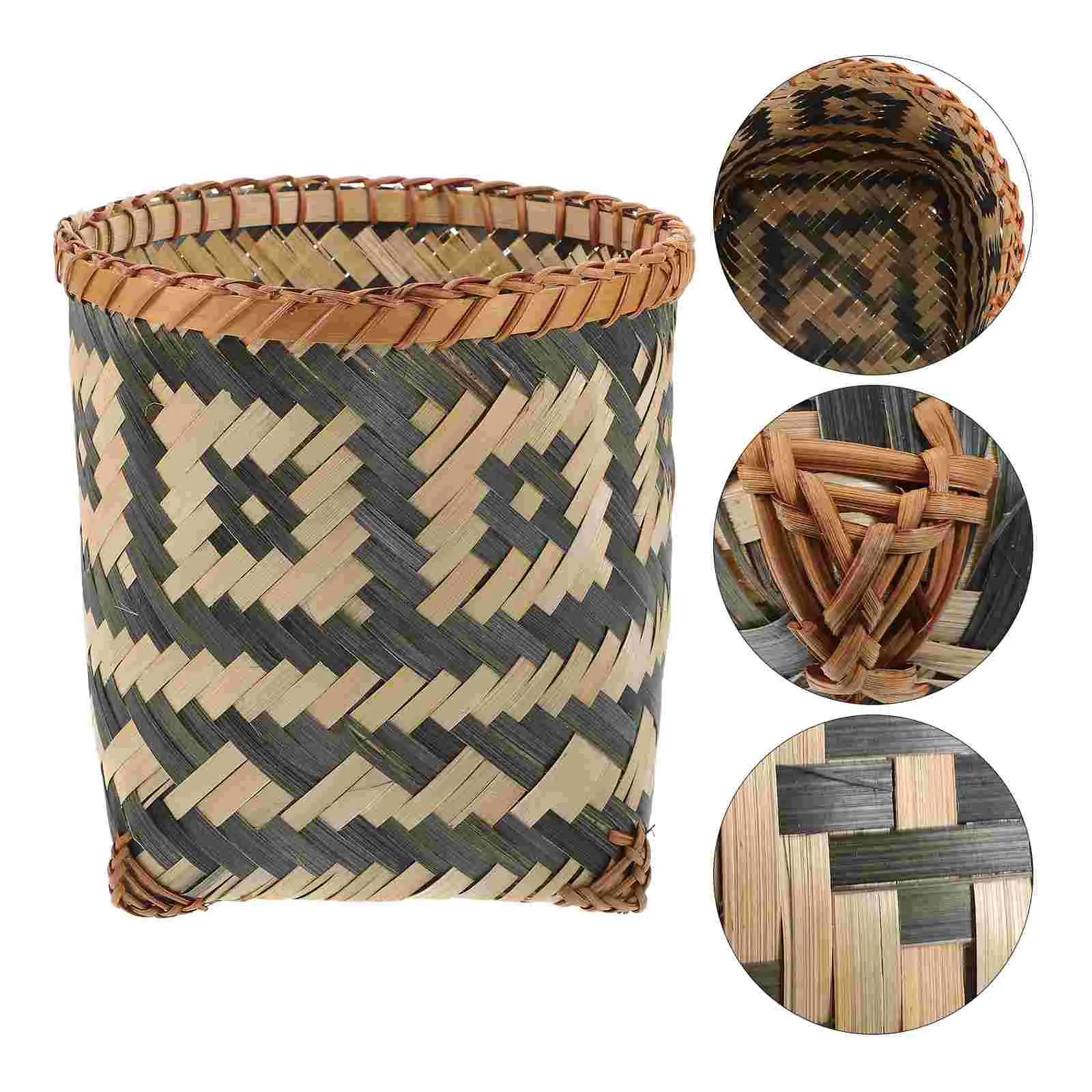 Basket Can Trash Woven Storage Wicker Waste Rattan Bathroom Garbage Bin Container Bamboo Desktop Wastebasket Planter Seagrass
Basket Can Trash Woven Storage Wicker Waste Rattan Bathroom Garbage Bin Container Bamboo Desktop Wastebasket Planter Seagrass