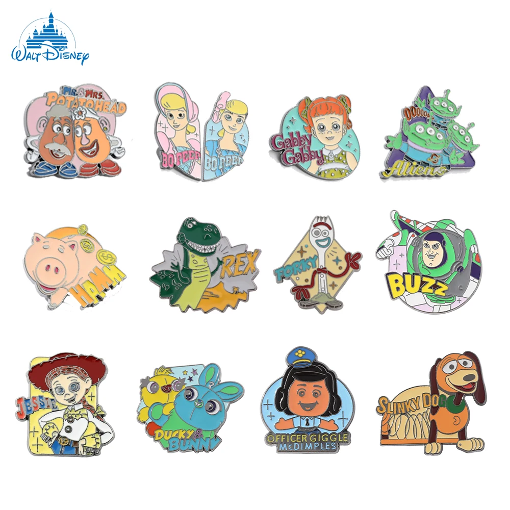 Disney Animated Movie Toy Story Catena Button Brooch Fashion Slinky Dog Enamel Lapel Pin Trend Aliens Badge Jewelry Accessories
Disney Animated Movie Toy Story Catena Button Brooch Fashion Slinky Dog Enamel Lapel Pin Trend Aliens Badge Jewelry Accessories